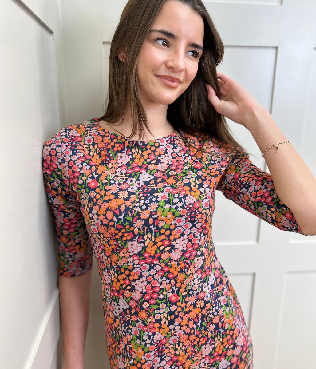 Shafika Ditsy Jersey Tunic Dress