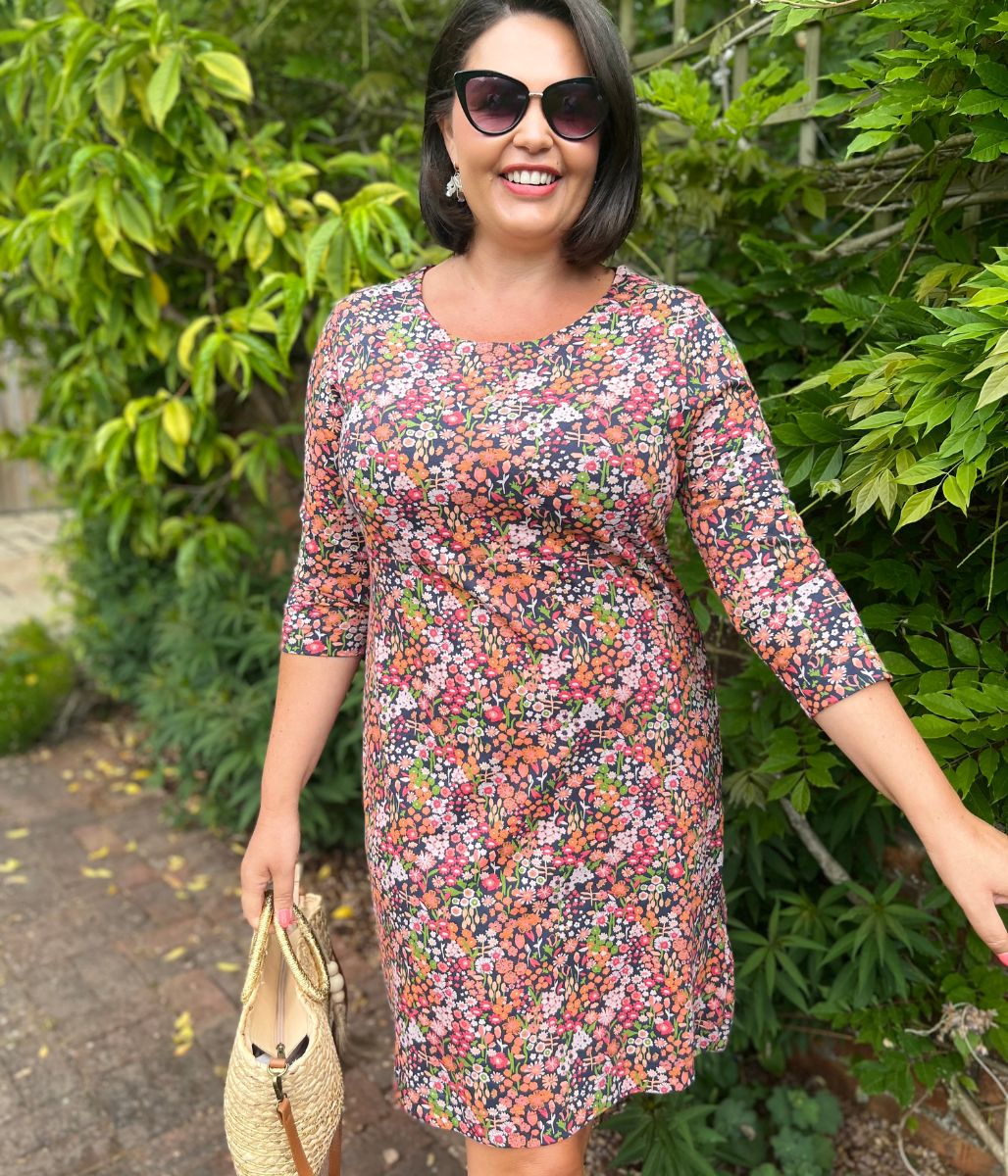 Shafika Ditsy Jersey Tunic Dress