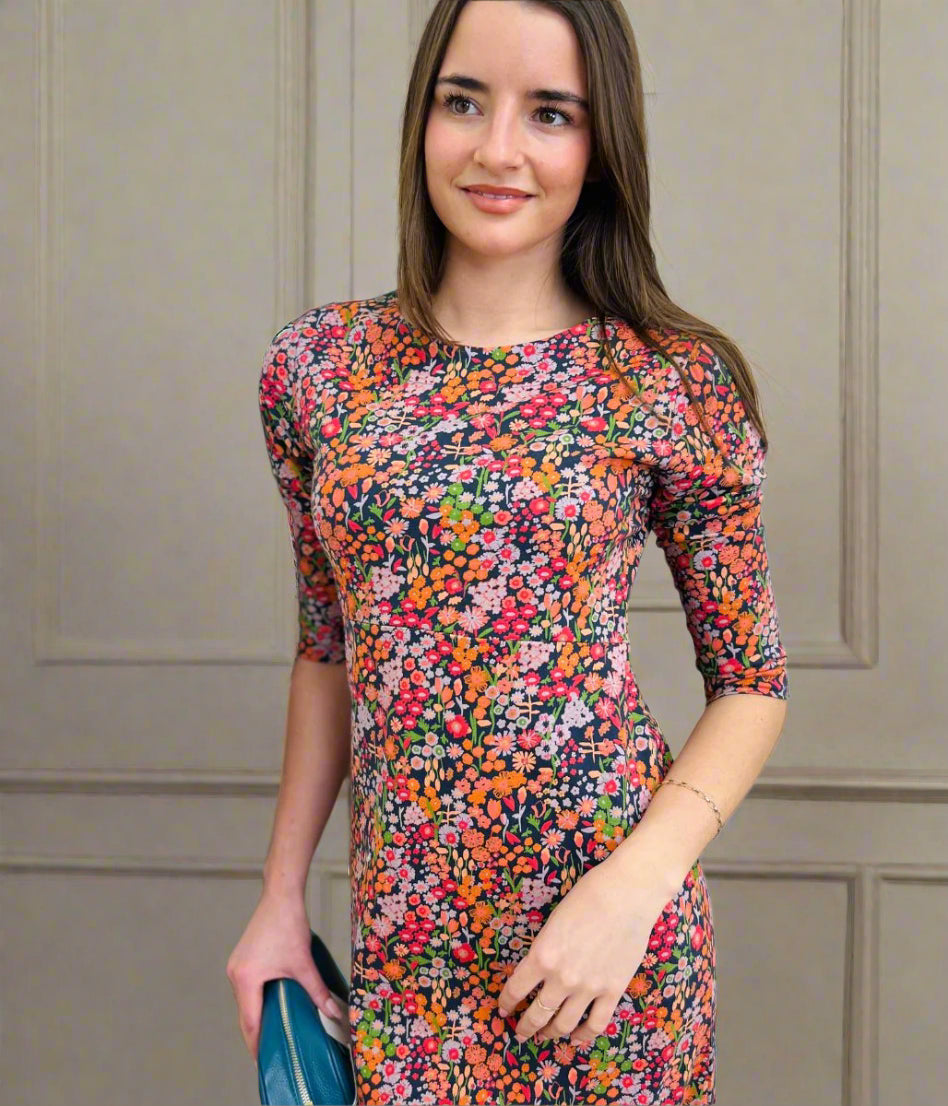 Shafika Ditsy Jersey Tunic Dress