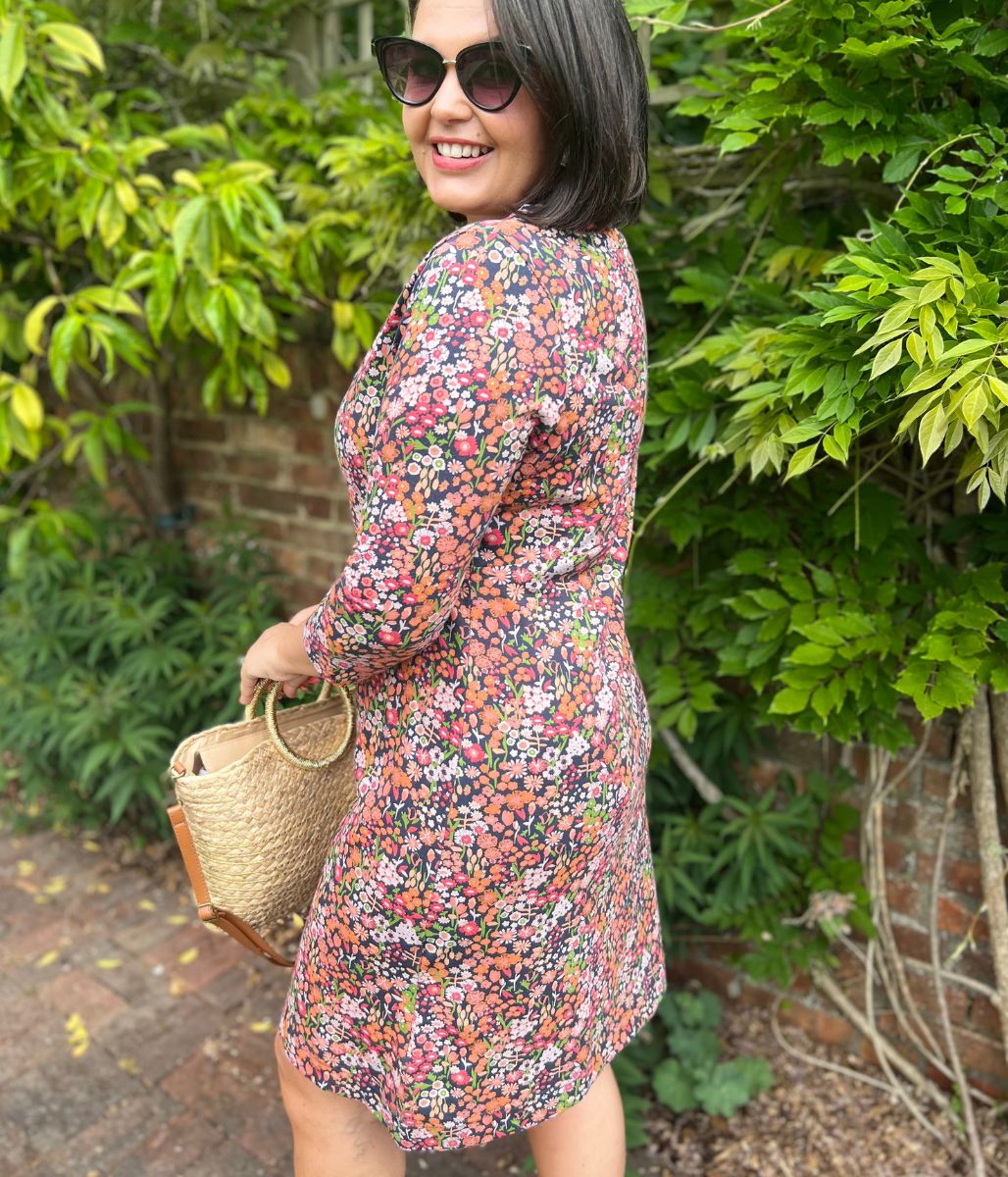 Shafika Ditsy Jersey Tunic Dress