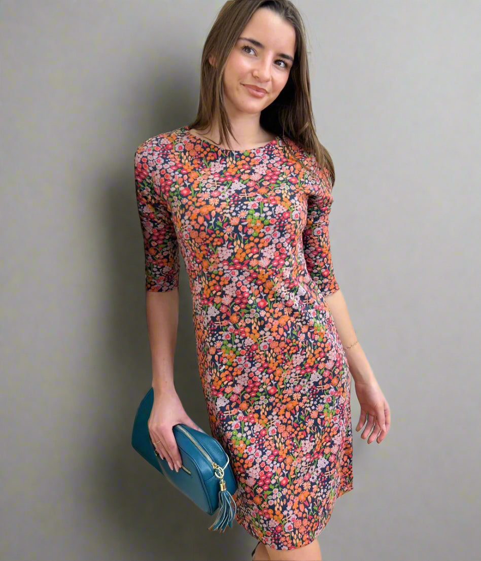 Shafika Ditsy Jersey Tunic Dress