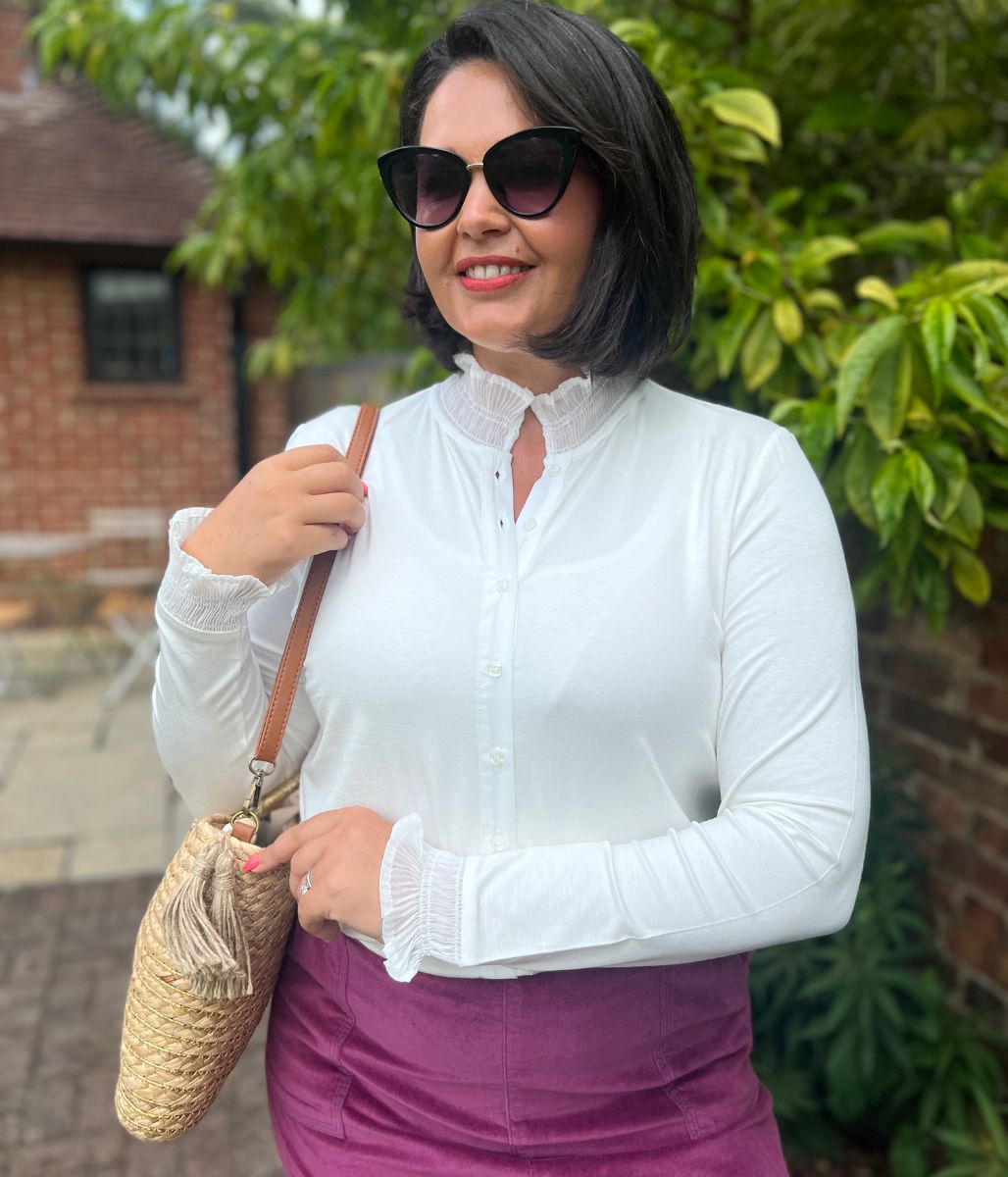 Ivory Frill Townsend Blouse