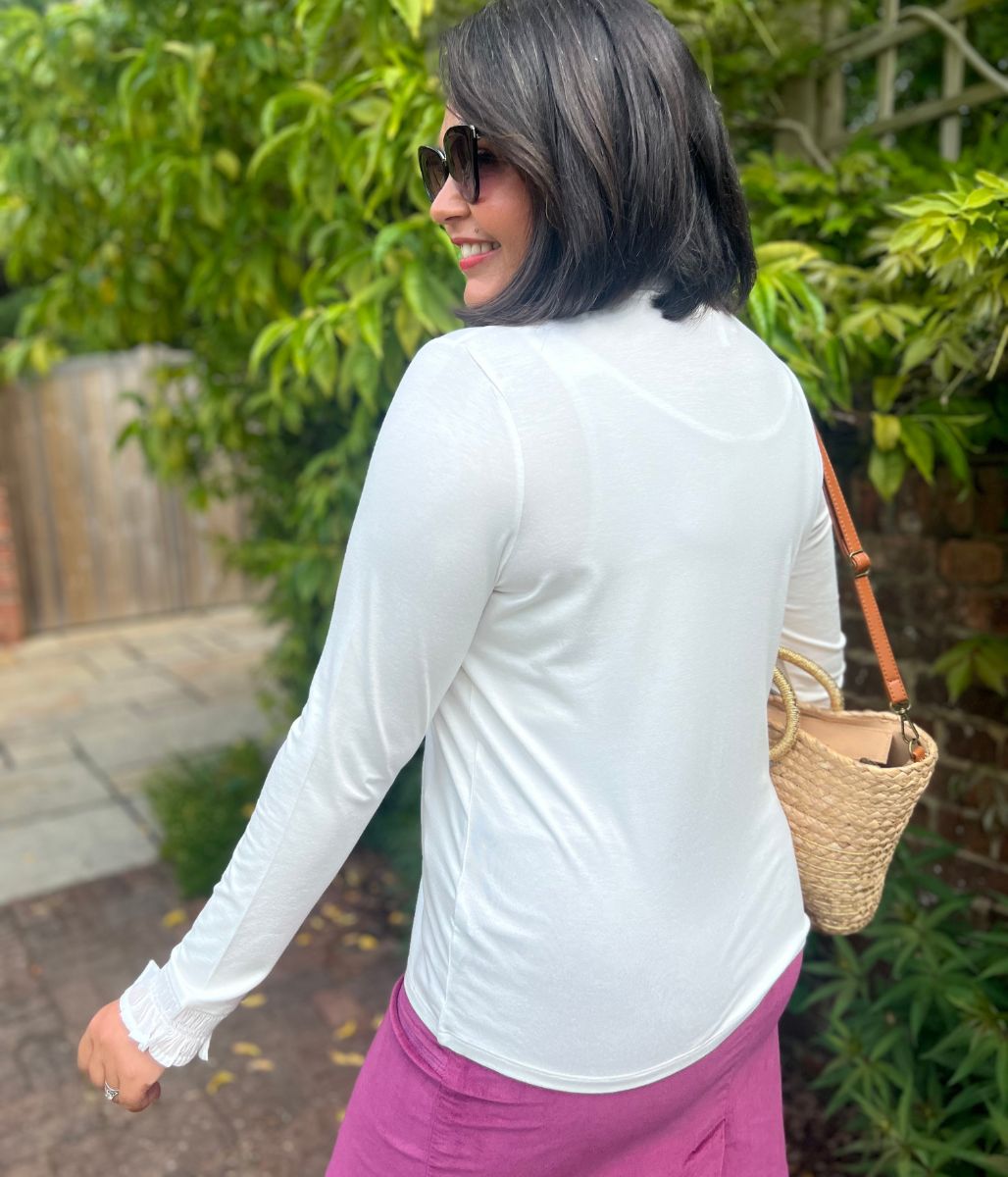 Ivory Frill Townsend Blouse