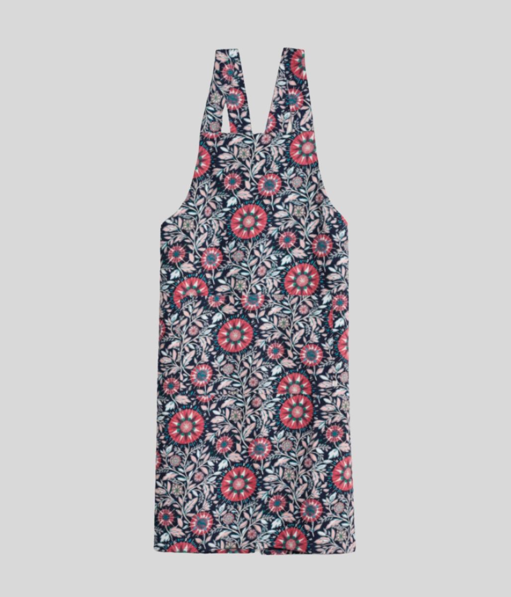 Ex Seasalt Compass Rose Maritime Print Studio Apron