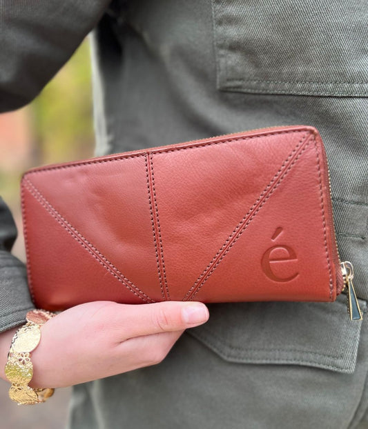 Brown Ecotorie Premium Leather Boxed Purse