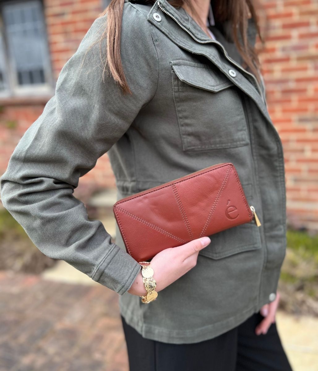 Brown Ecotorie Premium Leather Boxed Purse