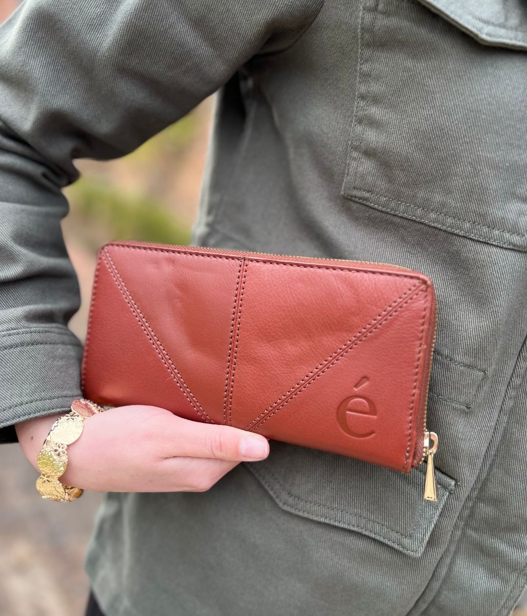 Brown Ecotorie Premium Leather Boxed Purse
