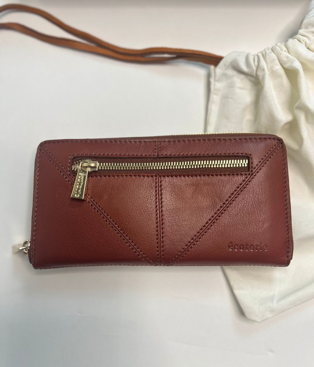 Brown Ecotorie Premium Leather Boxed Purse