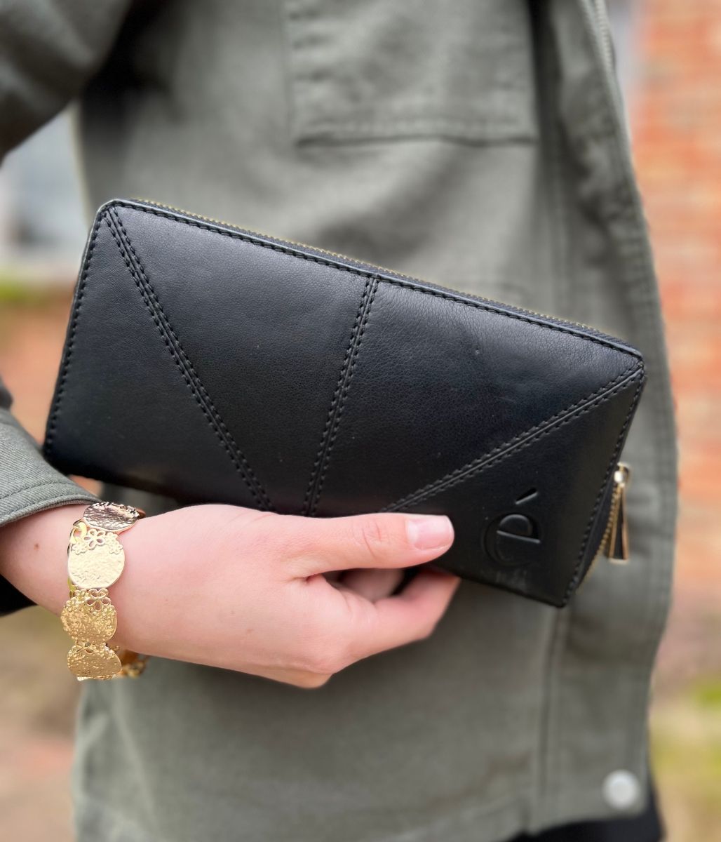 Black Ecotorie Premium Leather Boxed Purse