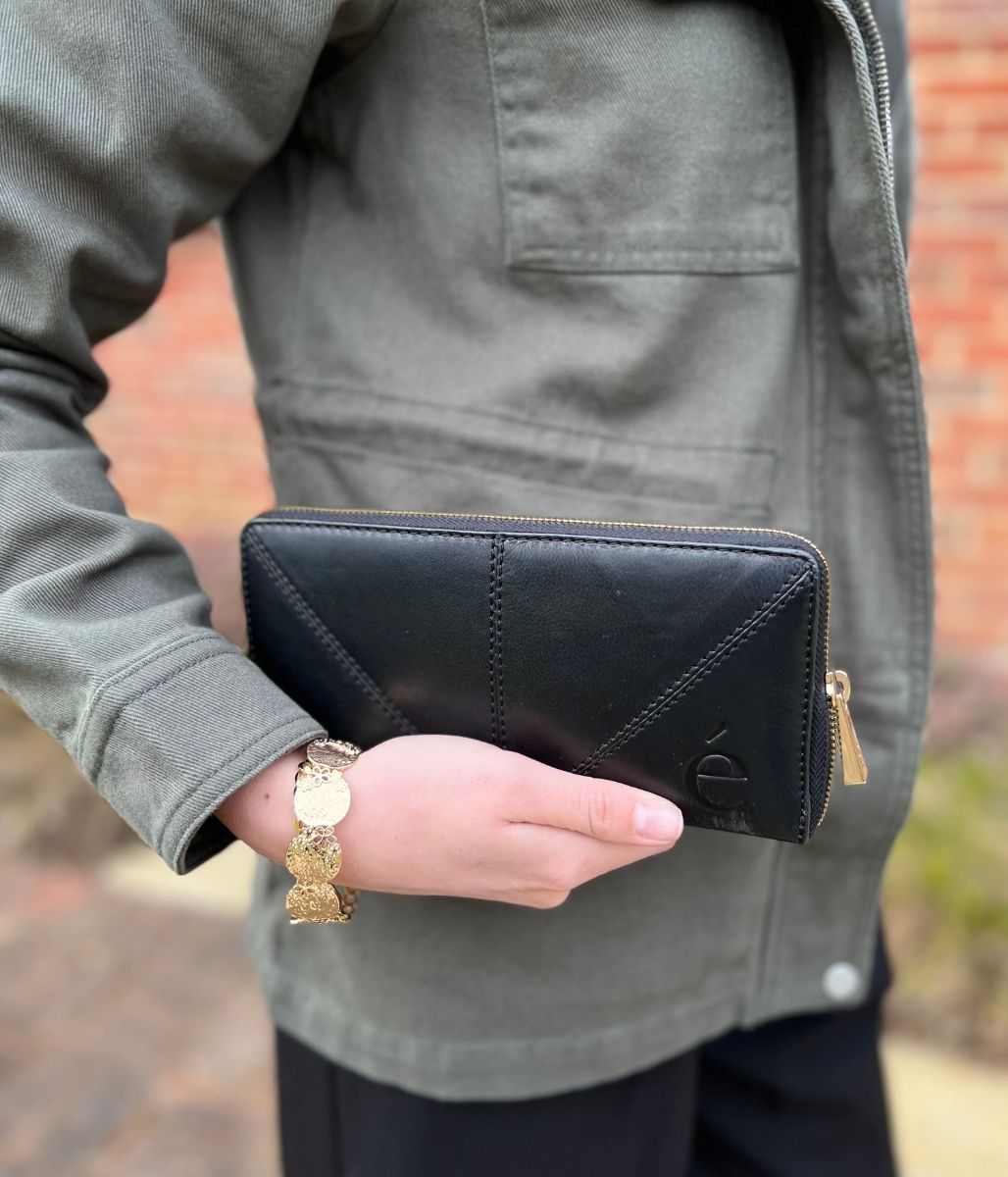 Black Ecotorie Premium Leather Boxed Purse