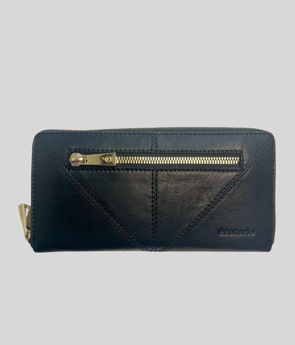 Black Ecotorie Premium Leather Boxed Purse