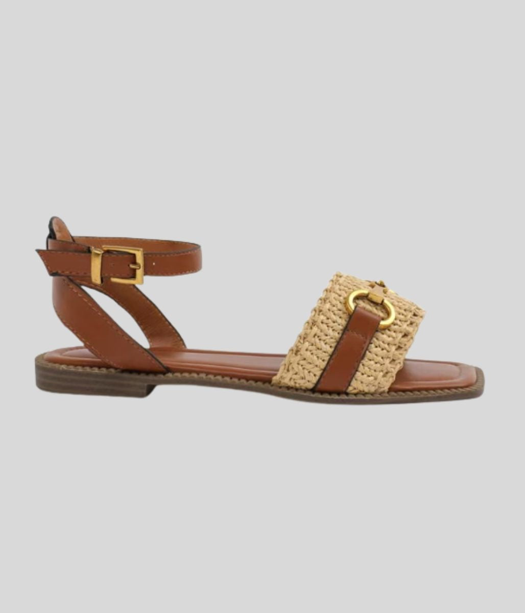 Kaitlyn Raffia Detail Sandals