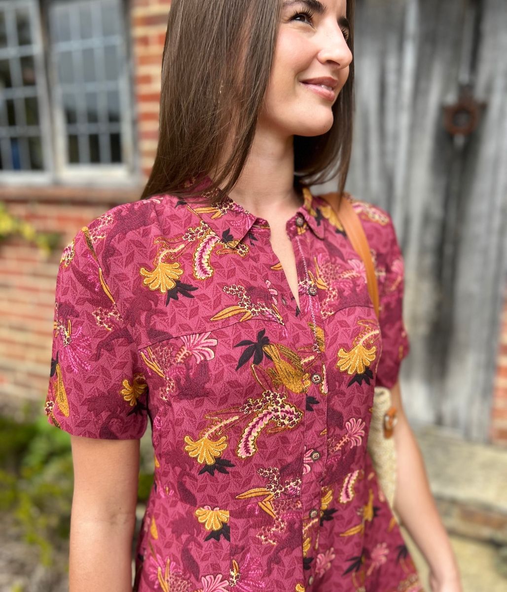Renee Midi Shirt Dress