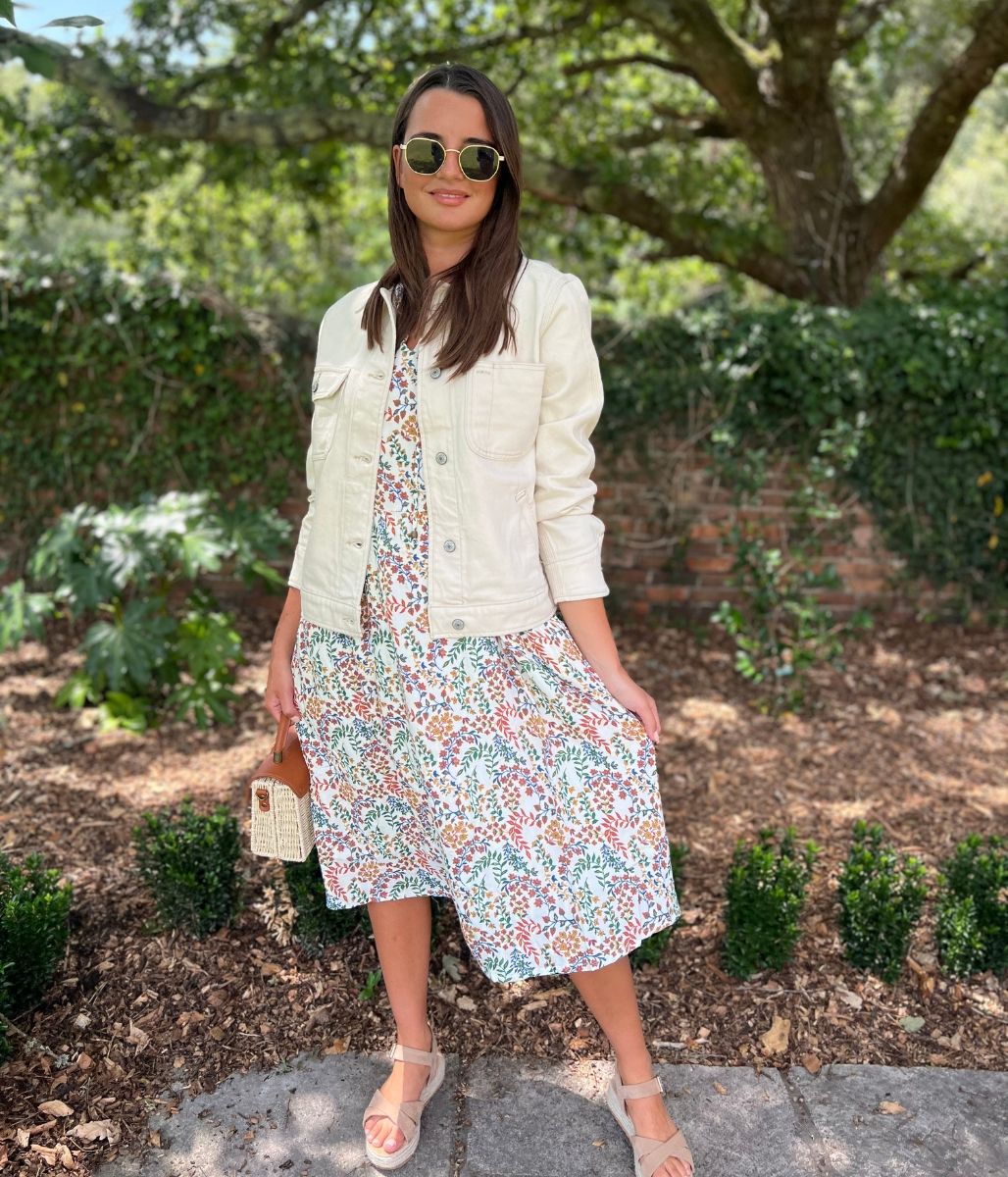 Brakeburn Floral Paisley Midi Dress