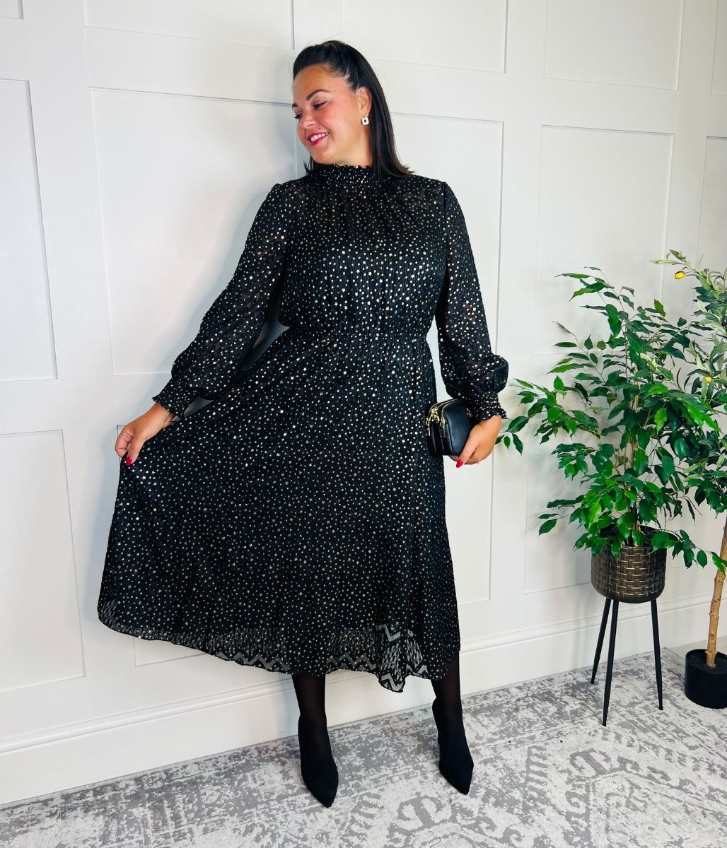Ted Baker Georgette Star Midi Dress