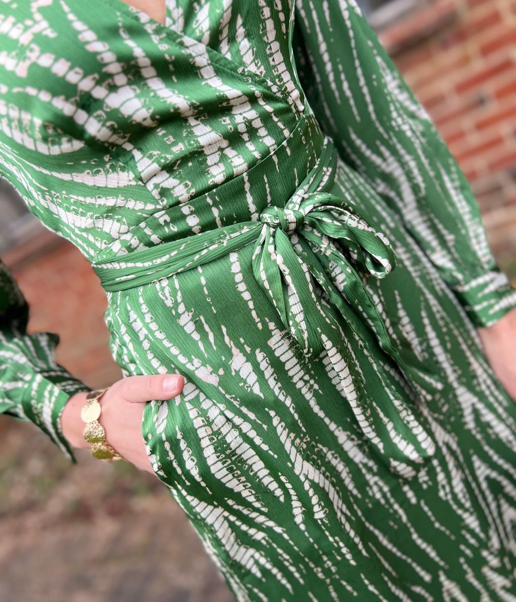Green Lucia Midi Dress