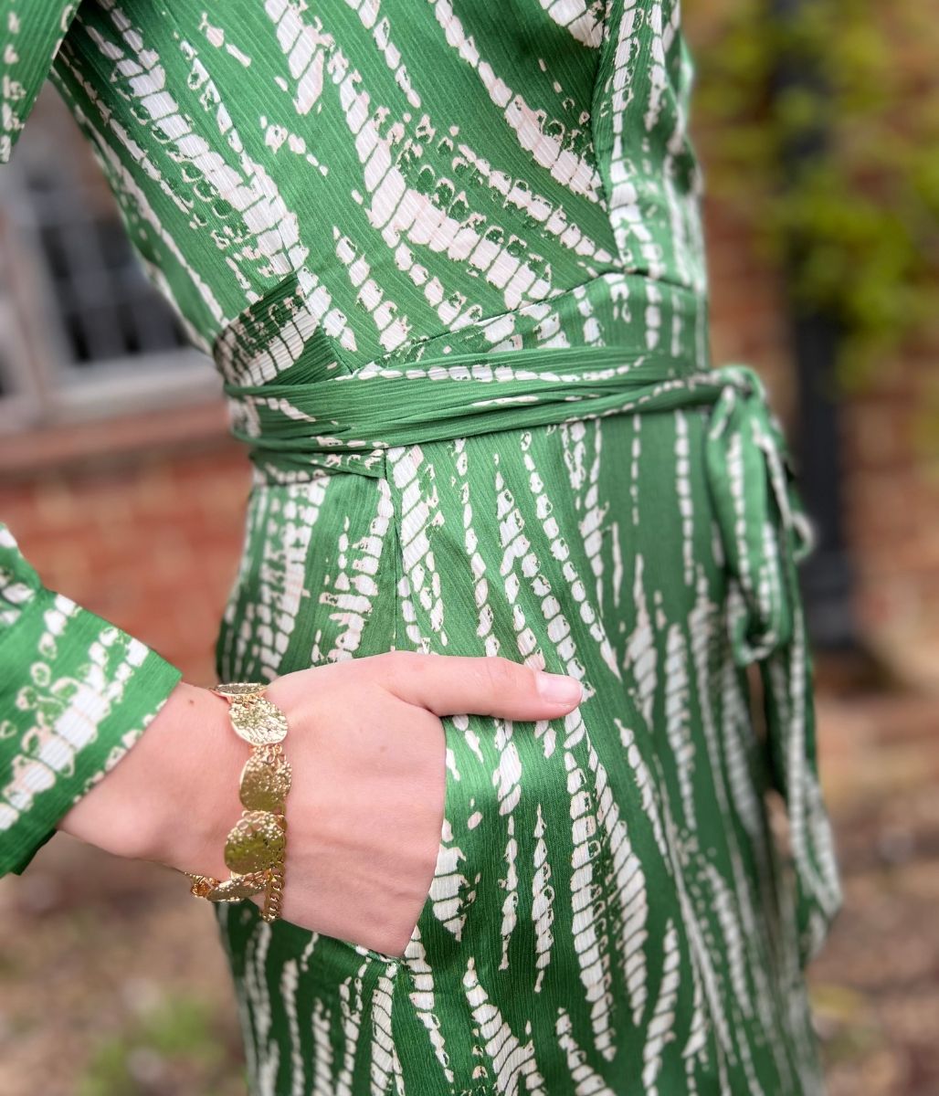 Green Lucia Midi Dress