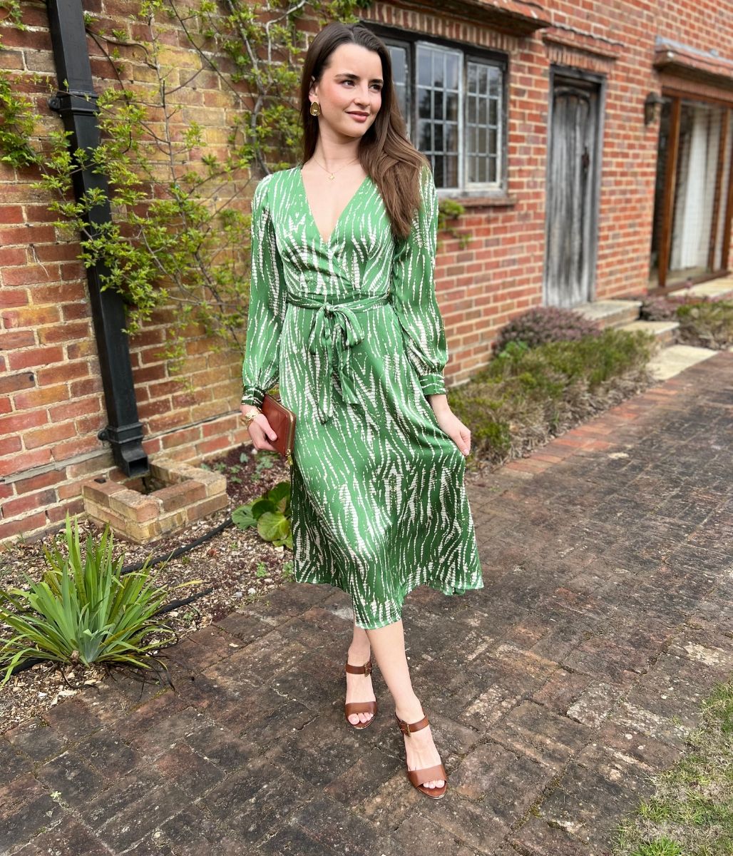 Green Lucia Midi Dress
