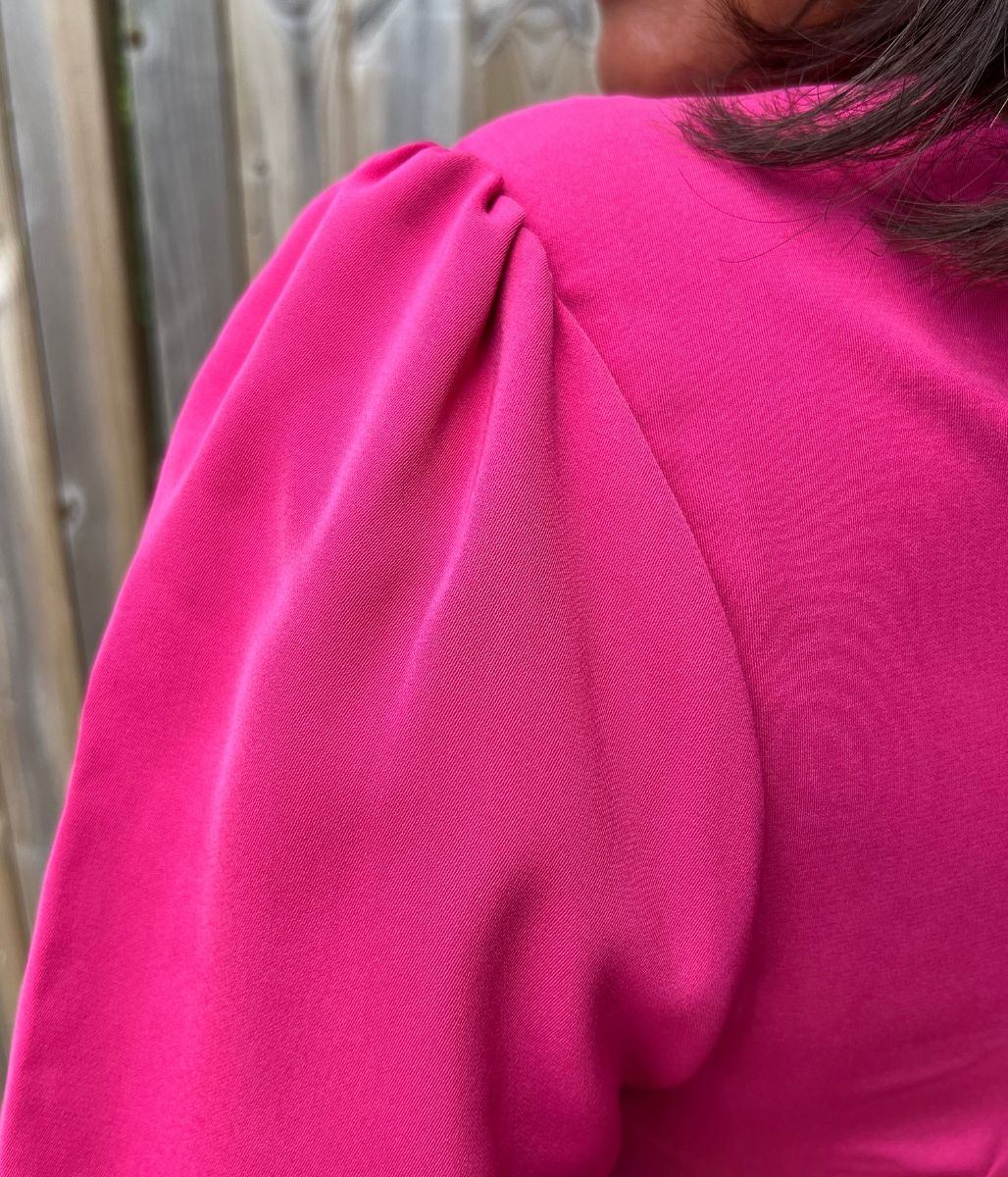 Pink Gabbie Midi Dress