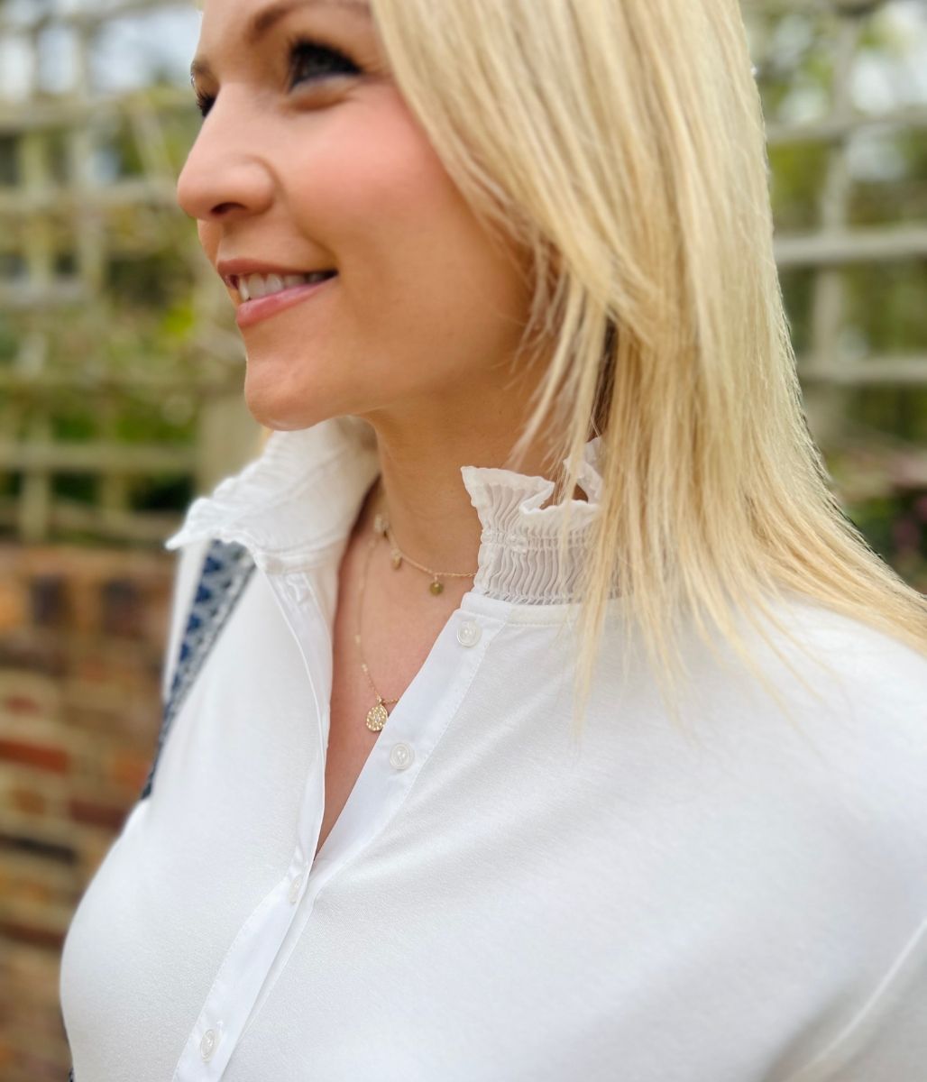 Ivory Frill Townsend Blouse