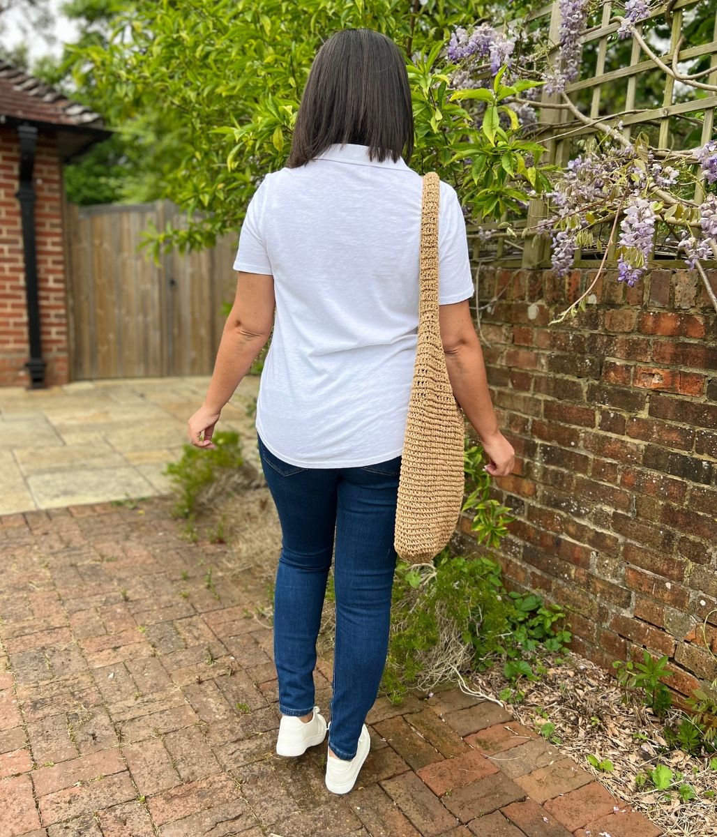 White Plain Jersey Shirt