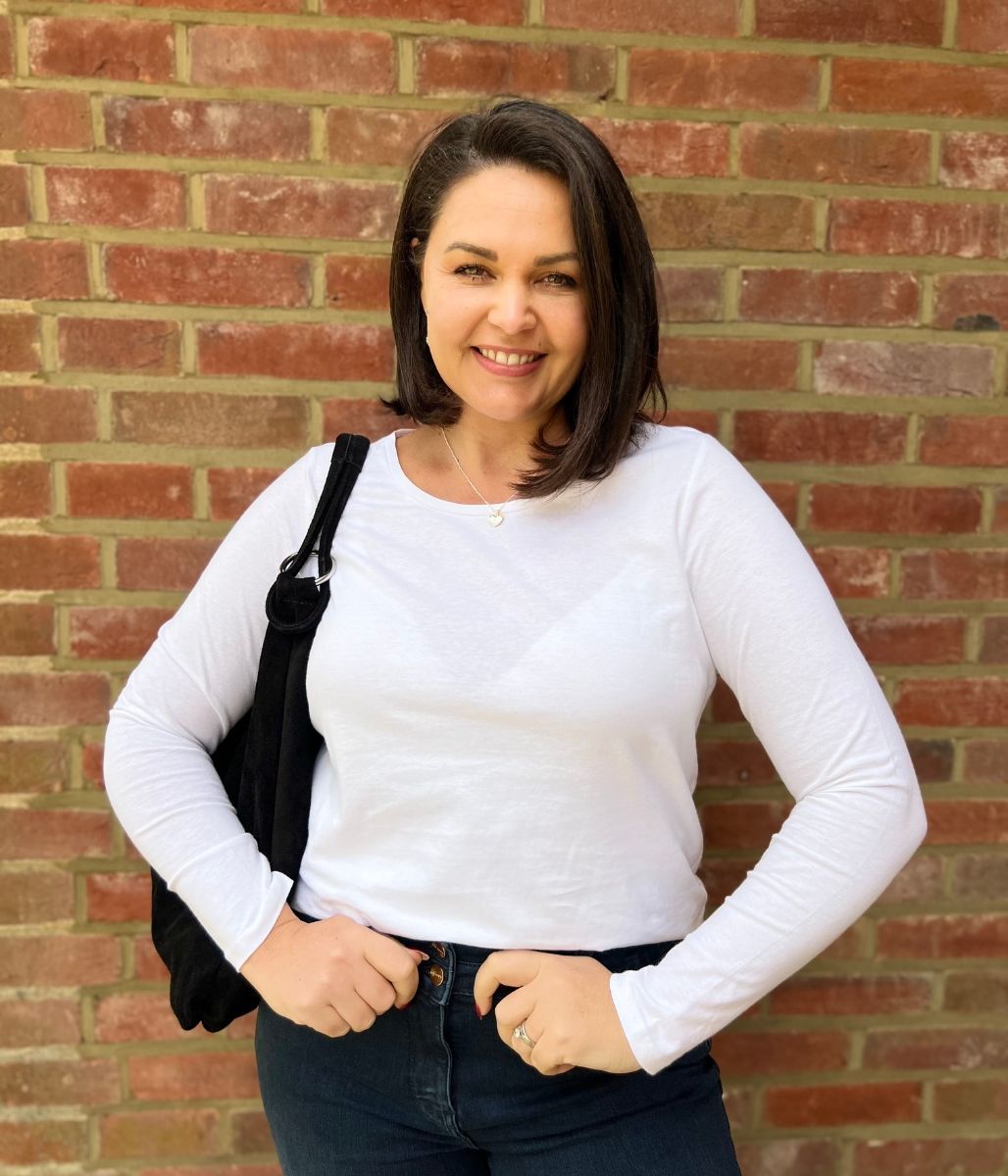 White Long Sleeve Cotton Top