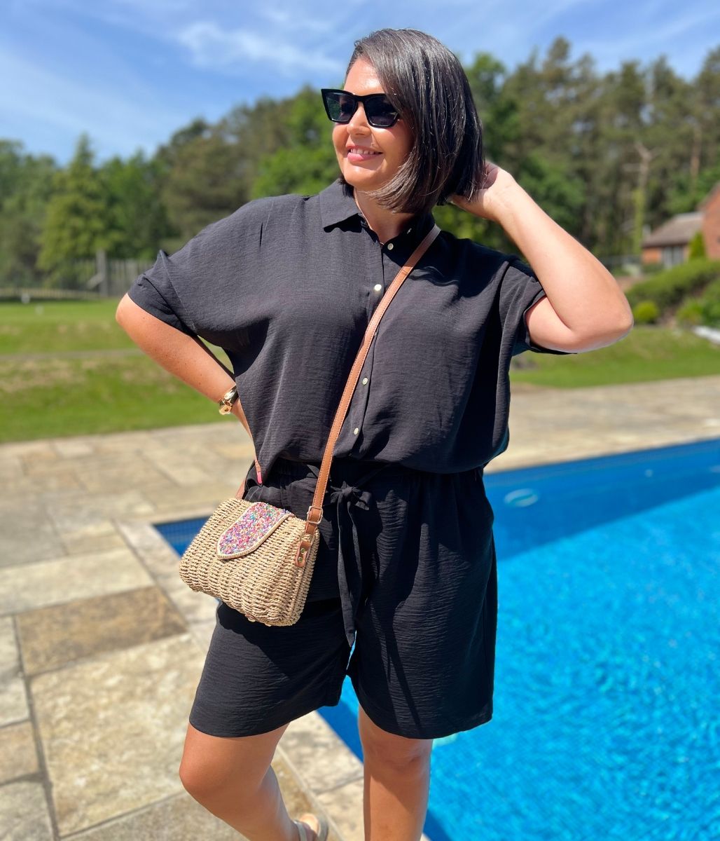 Black Relaxed Shorts