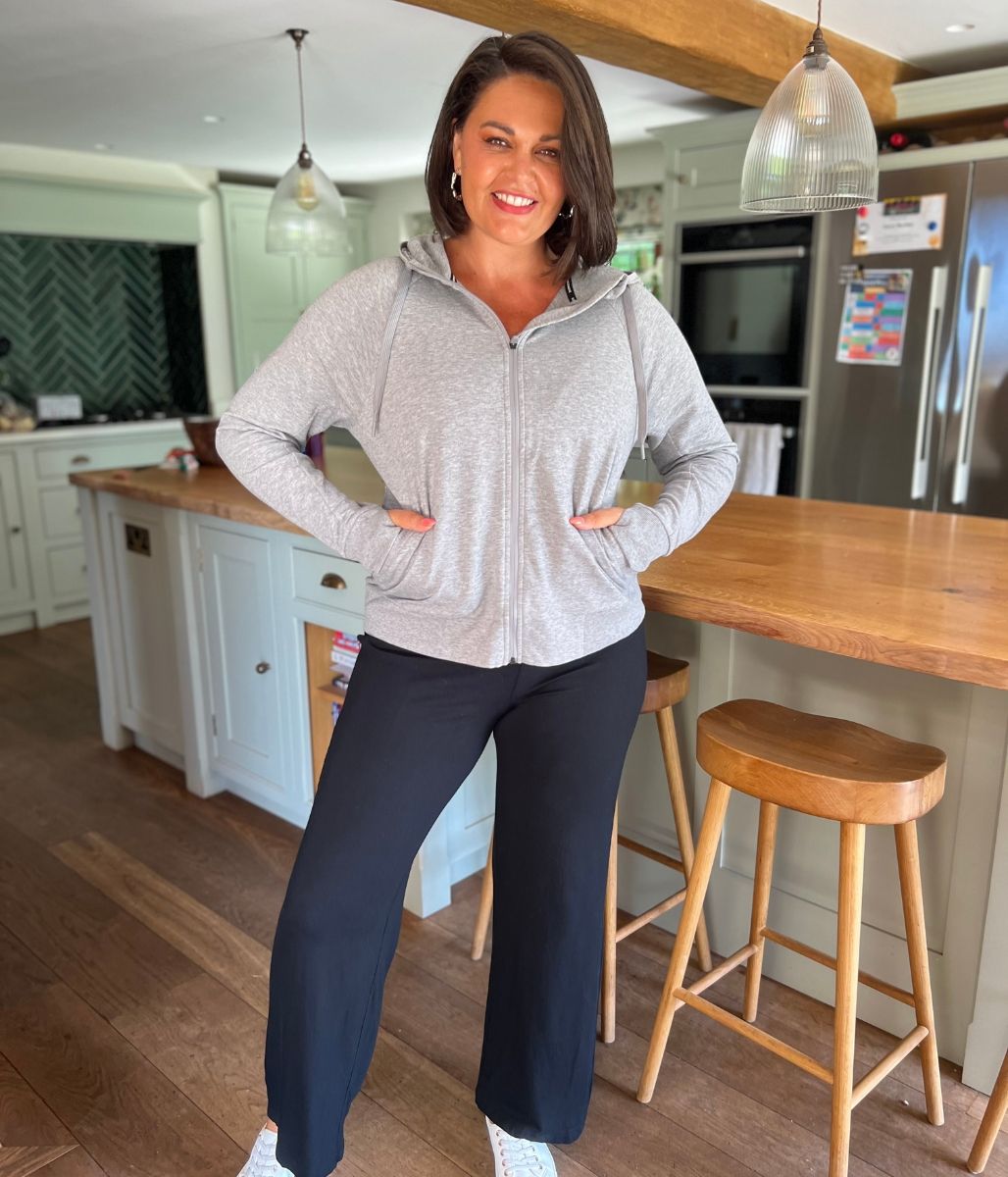 Grey Full Zip Hoodie