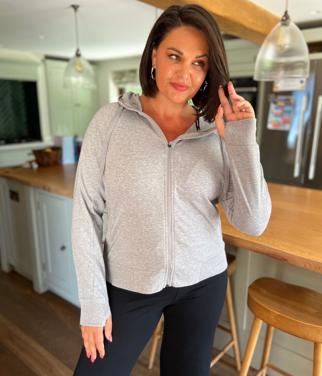 Grey Full Zip Hoodie