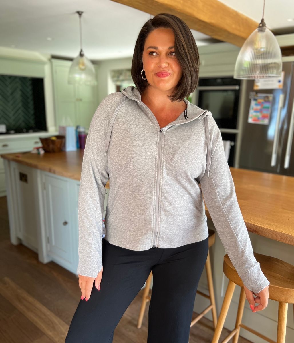 Grey Full Zip Hoodie