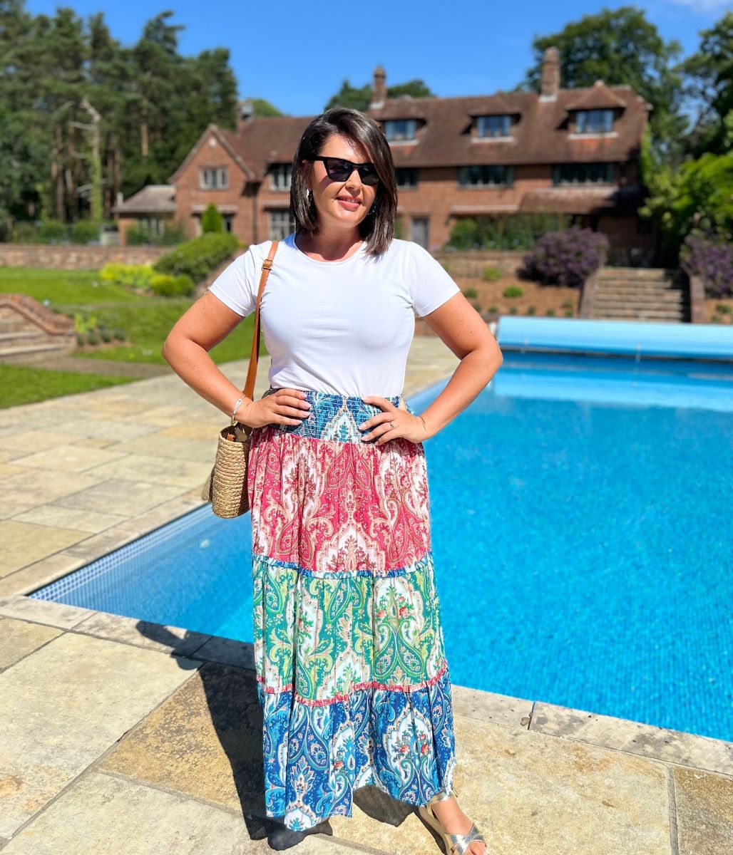 White Basic Crew Neck Tee