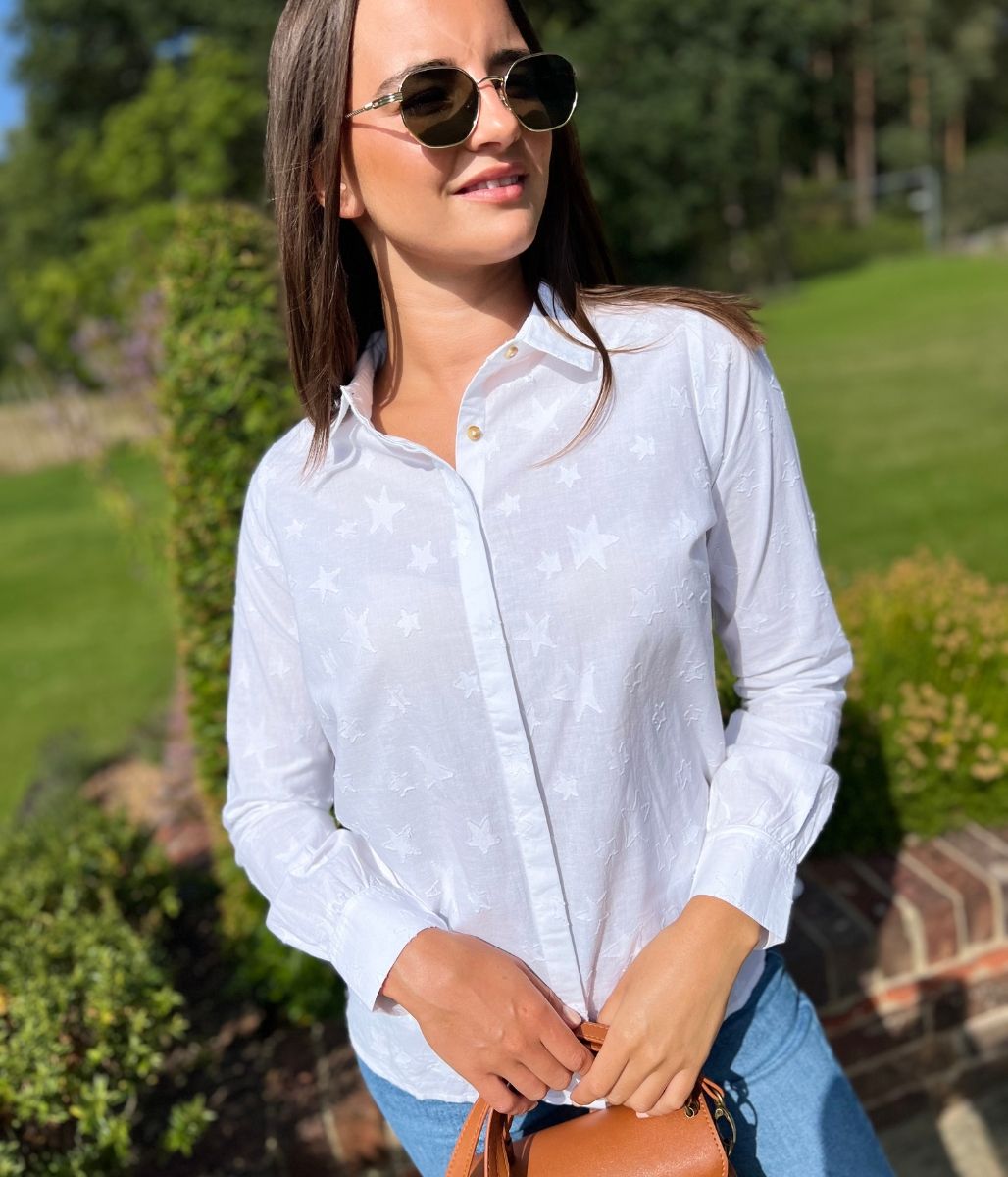 Brakeburn White Stars Shirt
