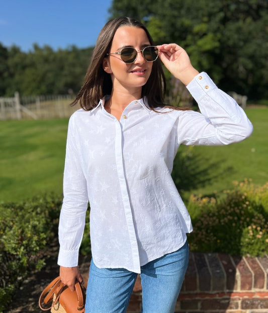 Brakeburn White Stars Shirt