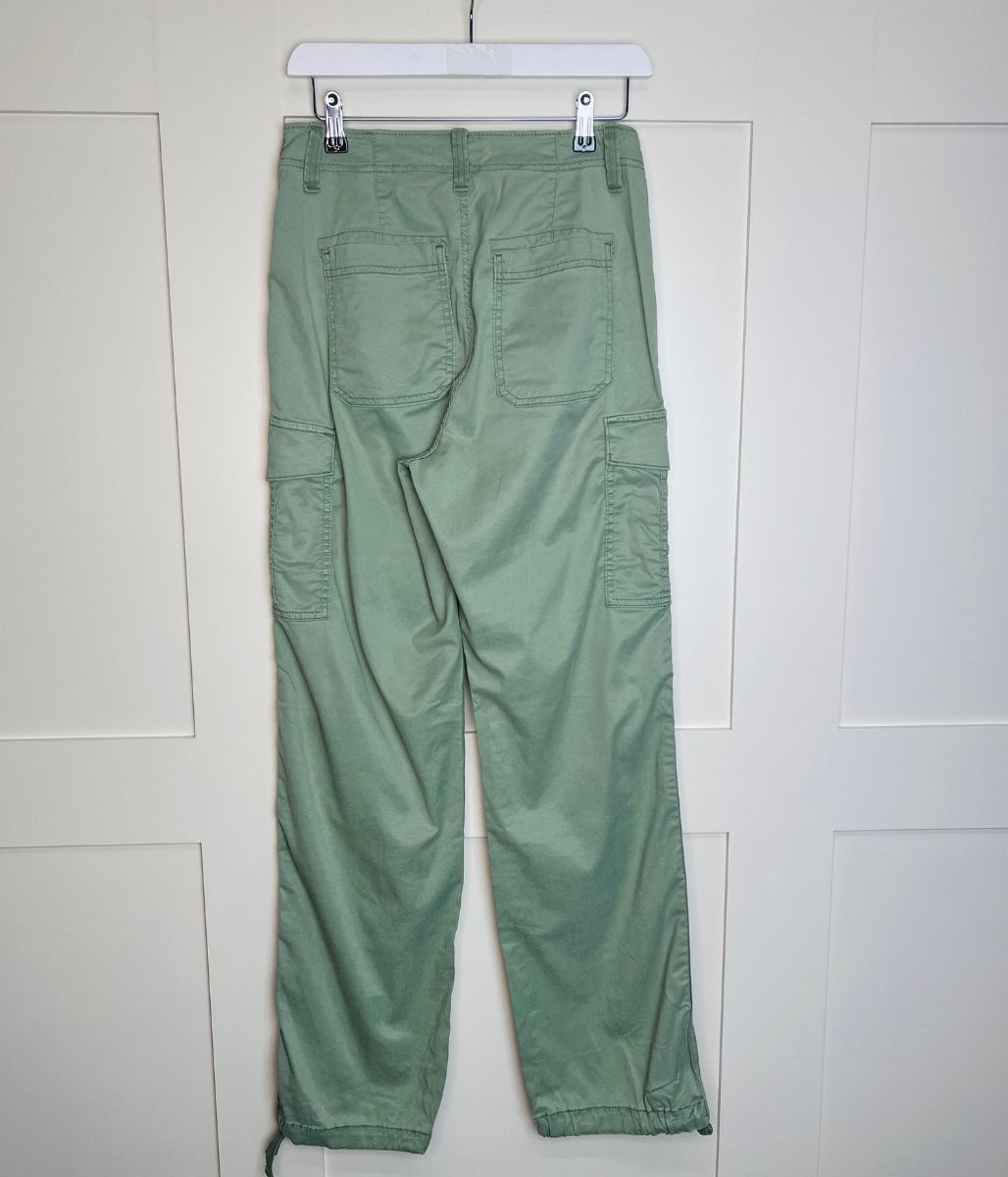 Sage Lyocell Rich Cargo Trousers