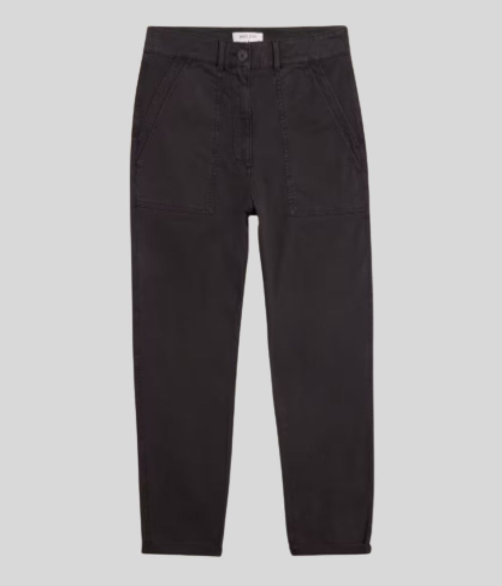 Black Twister Chino Trousers