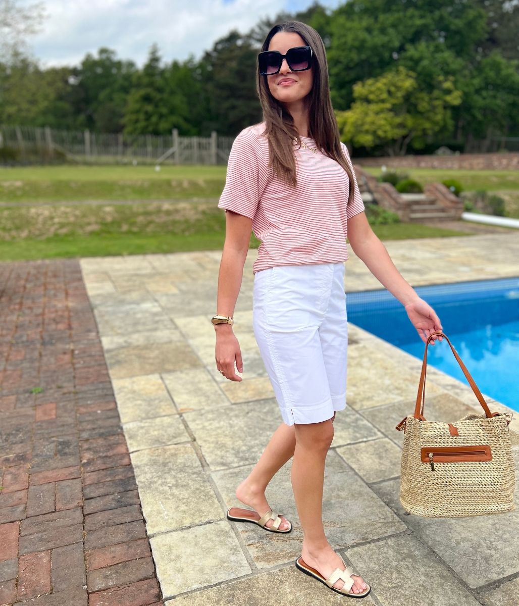 White Smart Tailored Shorts