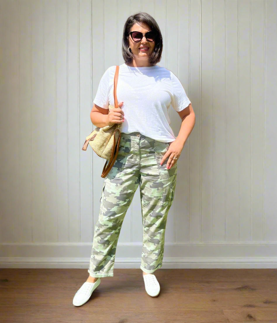 Camo Cargo Pocket Trousers