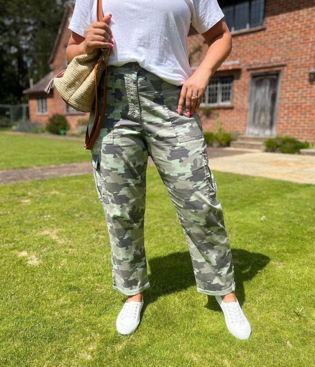 Camo Cargo Pocket Trousers