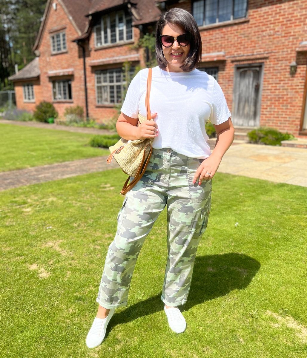 Camo Cargo Pocket Trousers