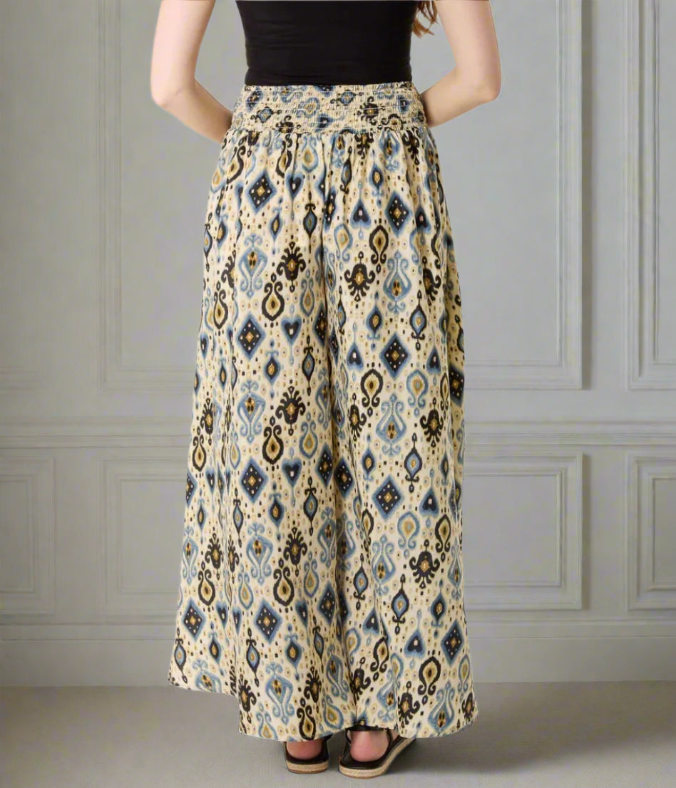 Embellished Wide Leg Trousers