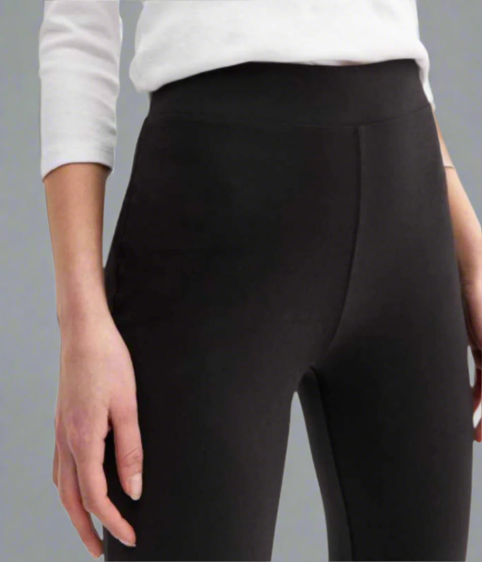Black Capri Stretch Leggings