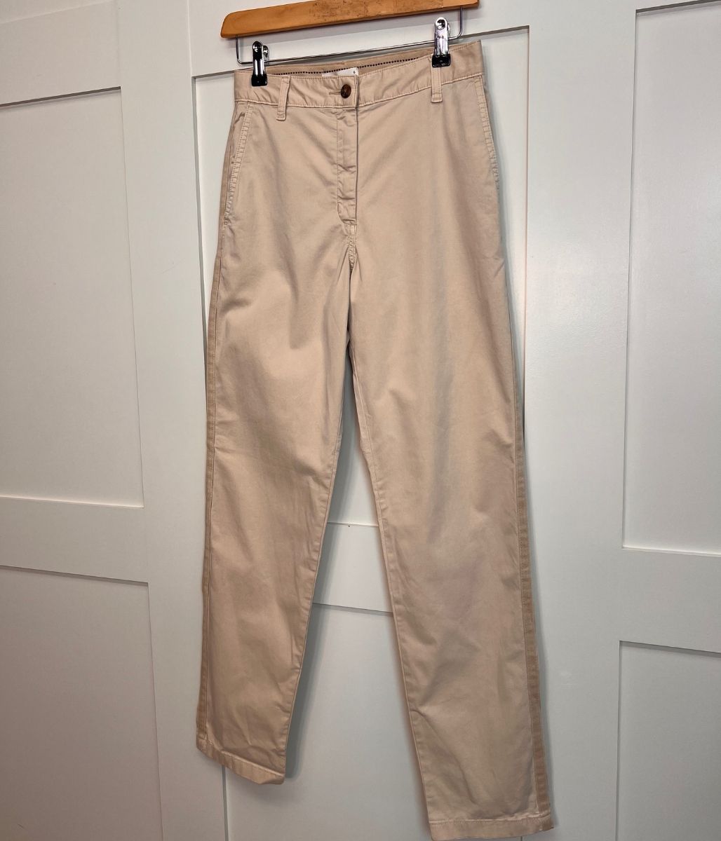 Natural Cotton Rich Slim Fit Chino Trousers
