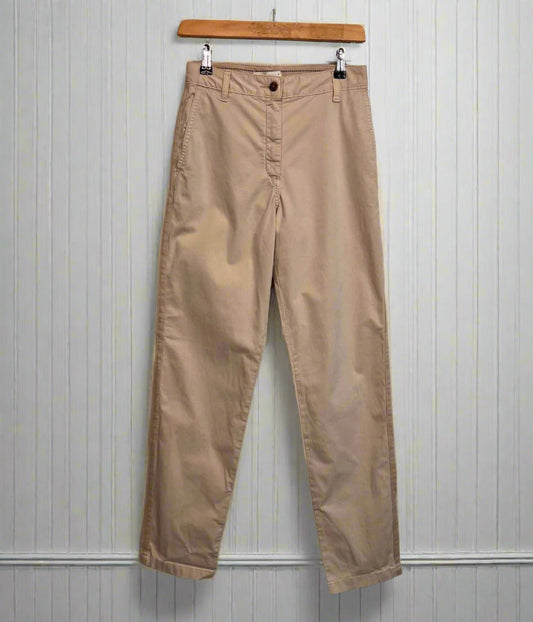 Natural Cotton Rich Slim Fit Chino Trousers