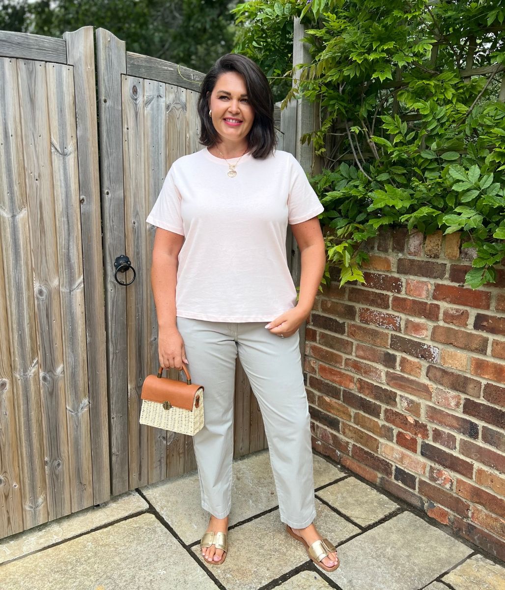 Grey Cotton Rich Slim Fit Chino Trousers