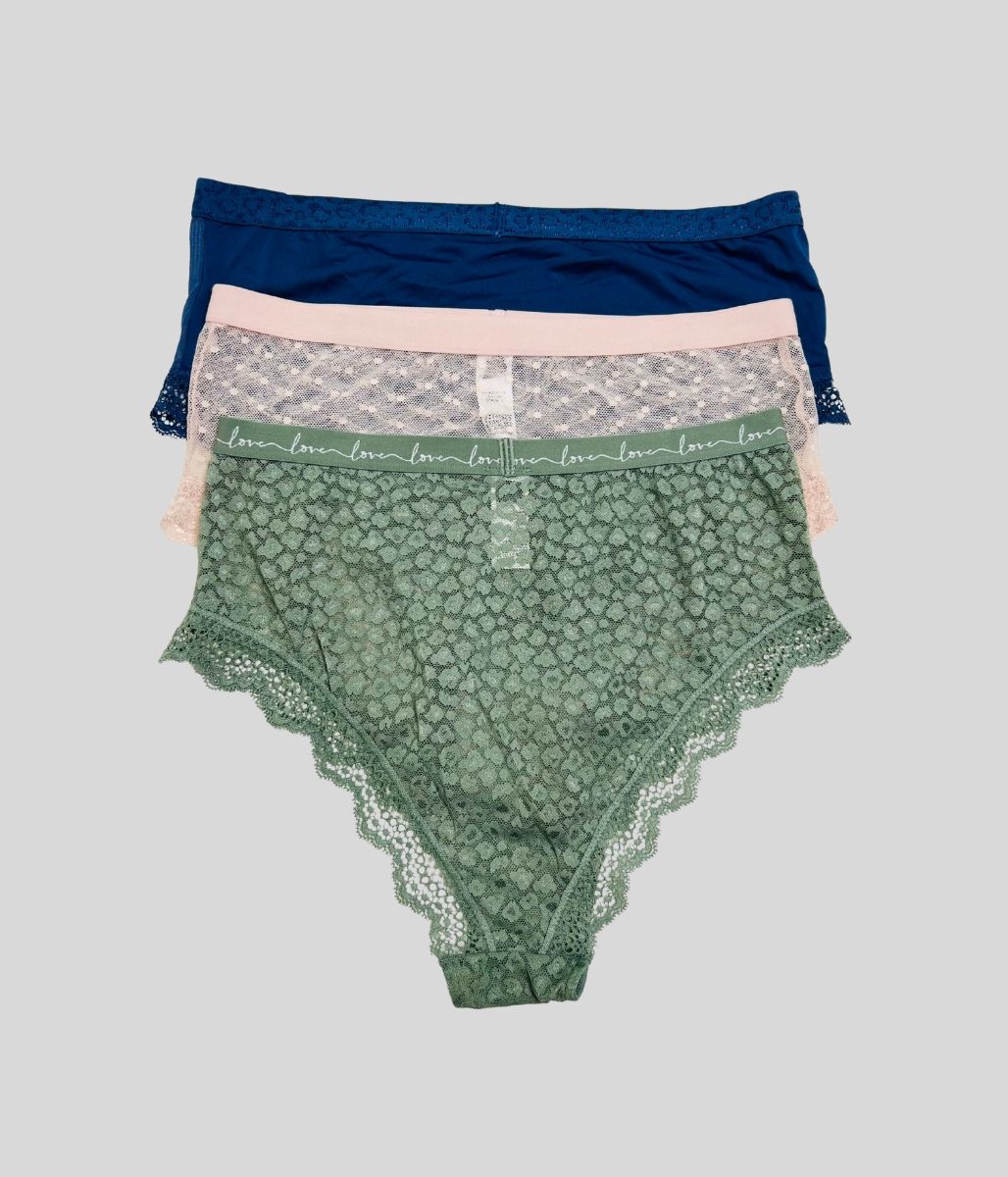 3 Pack Mixed Midi Briefs