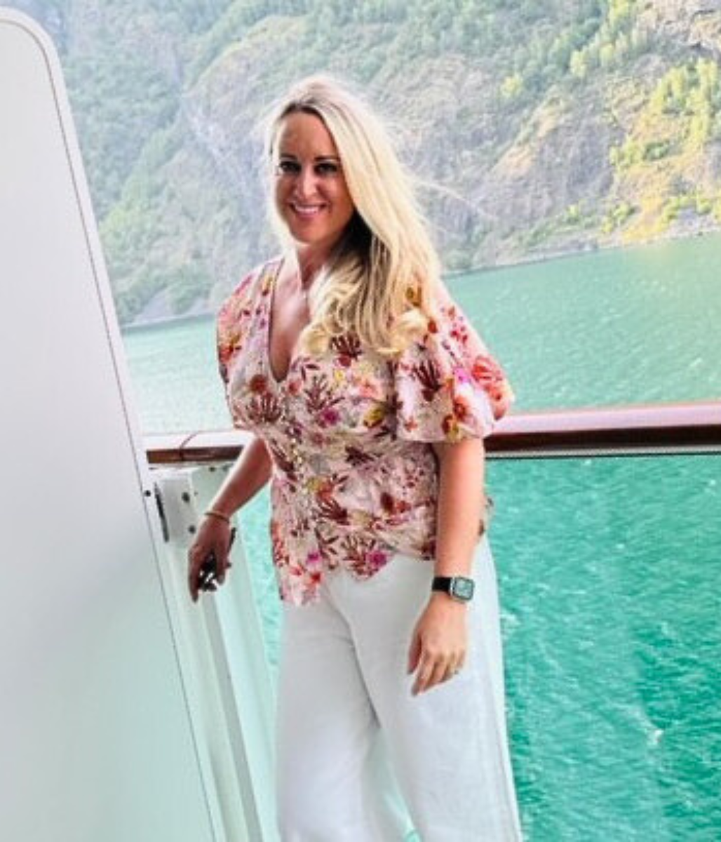 Pink Ditsy Floral Blouse