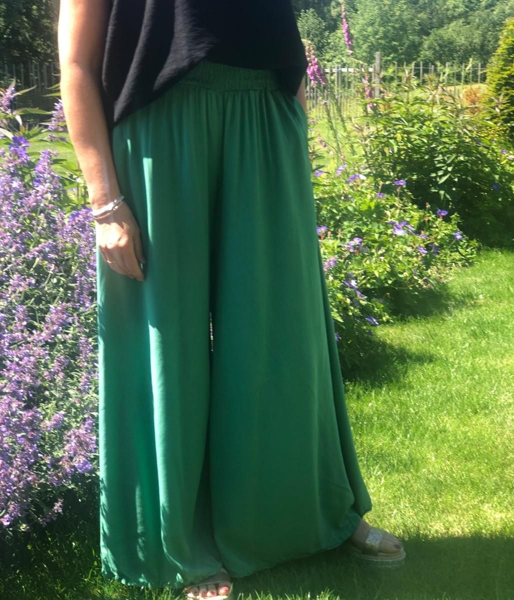 Jade Culotte Palazzo Trousers