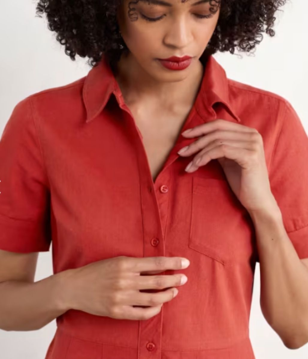 Ex Seasalt Birch Glade Shirt Dress