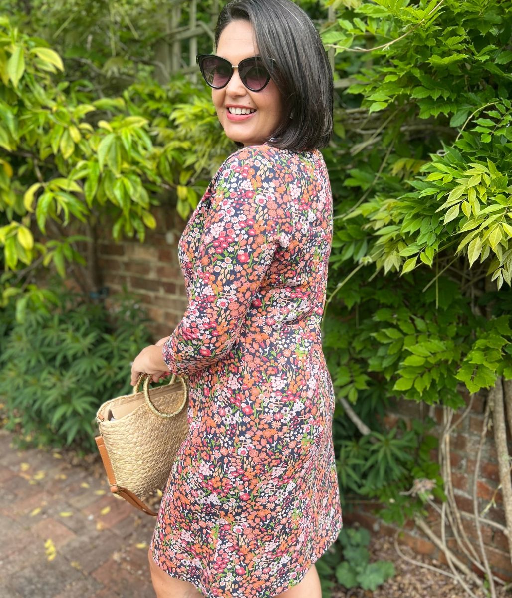 Shafika Ditsy Jersey Tunic Dress