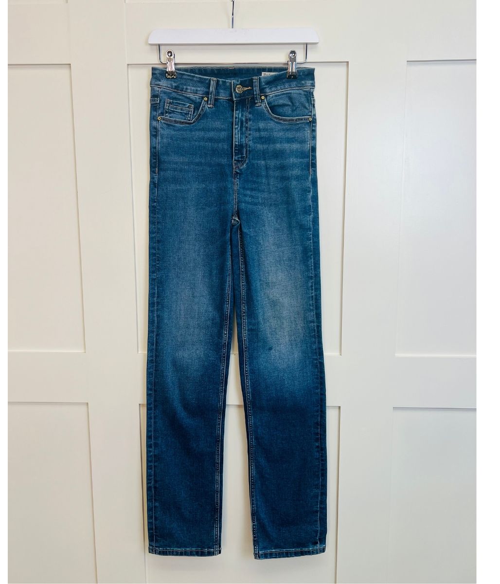 Blue Sophia Straight Jeans